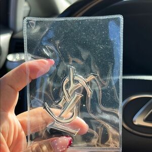 YSL Transparent Card Holder